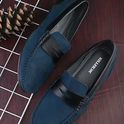 Killer Men Suede Round Toe Loafers-image-77