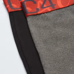 IC4 Men Pack of 2 Black & Charcoal Grey Trunk 0B-C-224P2 image 5