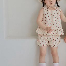 LULU & SKY Girls Printed Top with Shorts-image-62