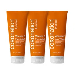 COROnation Herbal Set Of 3 Vitamin C Face Wash - 100 ml Each-3