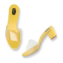 TAYDOL Women Open Toe Open Back Block Heels-16