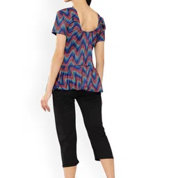 Aarika Abstract Printed Swim Suit With Goggle image 5