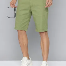 Indian Terrain Men Solid Shorts-image-40