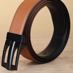 Killer Men Push Pin Closured Textured Reversible Formal Belt-picture-3