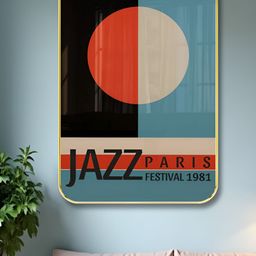 SAF Blue & Black Jazz Festival Wooden Wall Art-image-38