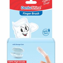 DentoShine Ultra Soft Finger Brush - Blue-17