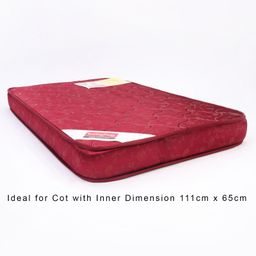 Babyhug High Density Soft Foam Baby Mattress Maroon (Design May Vary)-22