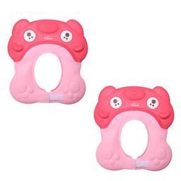 Safe-O-Kid Adjustable Shampoo Hat Pack of 2 - Pink-image-65