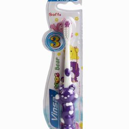 Passion Petals Bear Design Toothbrush - Purple-image-93