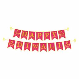 Untumble Happy Diwali Banner Red - 152 Cm-picture-11