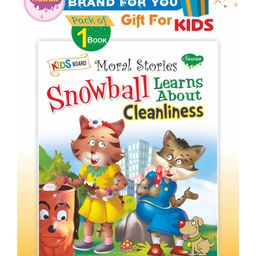 Sawan Snowball Learns About Cleanliness Board Story Book - English-17