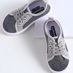 Cute Walk by Babyhug Sparkle Casual Shoes - Navy Blue-image-53