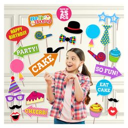 Zyozi Party Decoration Birthday Props Multicolor - Pack Of 25-image-36