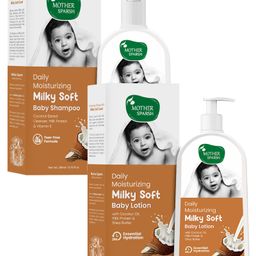 Mother Sparsh Daily Moisturizing Milky Soft Baby Lotion - 200 ml & Daily Moisturizing Milky Soft Baby Shampoo - 200 ml-image-15