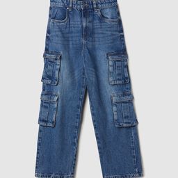 max Boys Baggy Mid-Rise Light Fade Cargo Styles Jeans-picture-18