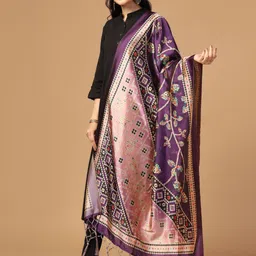 Kaizen TEXO FAB Ethnic Motifs Printed Dupatta image 3