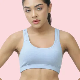 DressBerry Solid Full Coverage Dry Fit Cotton Workout Bra-40