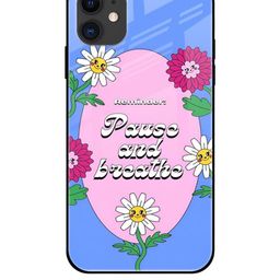 QRIOH Typography Printed iPhone 12 Back Case Mobile Accessories-image-98
