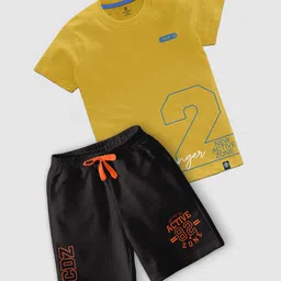 CODEZ Boys T-shirt with Shorts-16