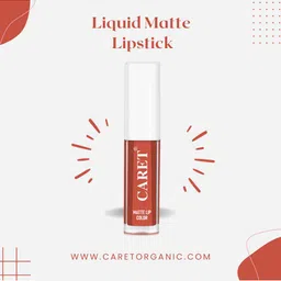 CARET ORGANIC Set Of 5 Super-Pigmented Liquid Matte Lipsticks - 10 ml - 3-4-5-6-7 image 3