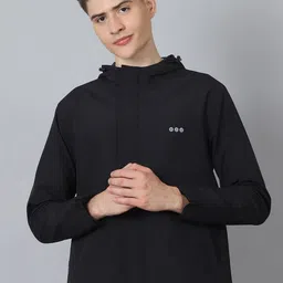 HOUSE OF VEDAS Men Windcheater Sporty Jacket with Embroidered-image-38