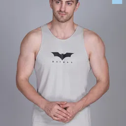 Antiloop Pack Of 2 Printed Round Neck Tank Vest CB2-VSTBAT2-AWE2-GRY-SKY-M-image-24