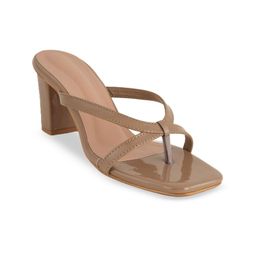 Mast & Harbour Women Solid Square Toe Sandals-41