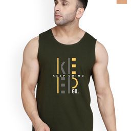 SLOWLORIS Men Pack of 2 Printed Bio-Wash Combed Cotton Gym Vests-picture-9