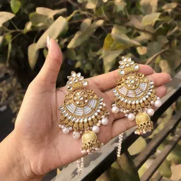 Brado Jewellery Contemporary Chandbalis Earrings-image-79