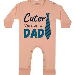 Arvesa Cutest Version Of Dad Printed Bodysuit-image-84