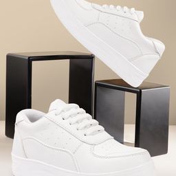 VENDOZ Women Texture Lace-Up Sneaker-picture-24
