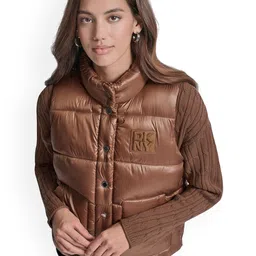 DKNY Stand Collar Puffer Jacket-picture-2