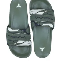Trekiva Men Olive Flexible & Durable Sliders-picture-23