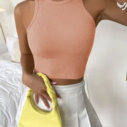 BAESD Women Sleeveless Tank Crop Top-image-113