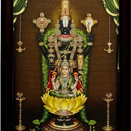 Tirupati Balaji Photo Frame Digital Reprint 10 inch x 8 inch Painting-image-9