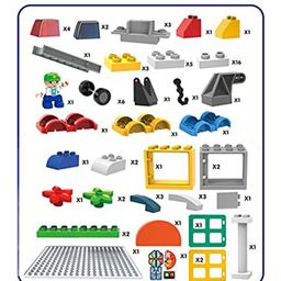 SANJARY Blocks Building Automobile Block Toys Multicolor - 74 Pieces image 3