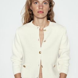 LULU & SKY Women Crop Cardigan-image-26