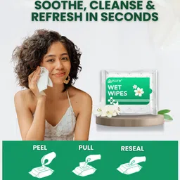 Assure Set Of 6 Fresh Active Wet Wipes With Aloevera For Hydration - 30 Pcs Each image 3