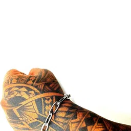Dynamic Retail Global Men's Silver-Plated Link Bracelet-image-74