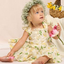 My Milestones Print A-Line Dress-19