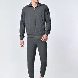 BAESD Men Mock Collar Mid-Rise Long Sleeves Tracksuits-picture-27