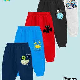 YK Boys Pack Of 5 Regular Fit Printed Track Pants-picture-25
