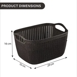 Aura Brown Set of 3 Regular Multi-Utility Organisers image 5