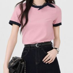 KPOP Women Tie-Up Neck Top-image-47