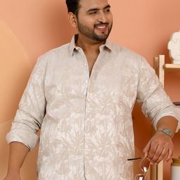Instafab Plus Comfort Spread Collar Casual Shirt-picture-22