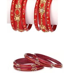 1ST TIME Red Alloy Bangle-45