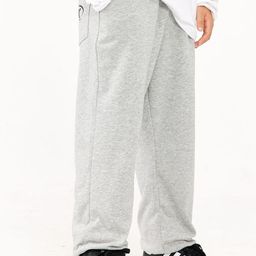 LULU & SKY Unisex Kids Straight Fit High-Rise Trousers-image-76