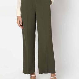Vero Moda Women Straight Fit High-Rise Culottes Trousers-image-86