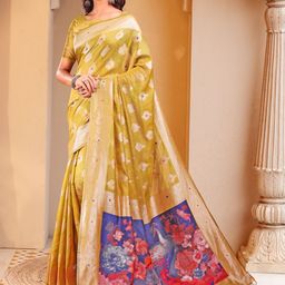 Astita Woven Design Zari Saree-image-16