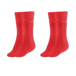 MUKHAKSH Red Cotton Socks-picture-48